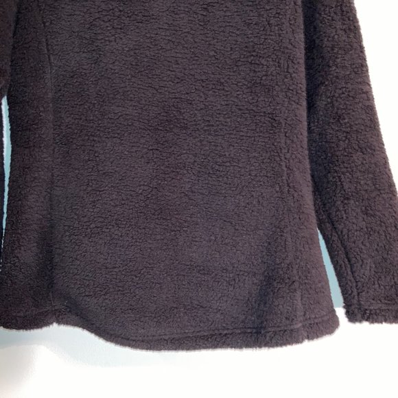 Nuvano Womens Blue Plush Fleece Quarter-Zipper Pullover Jacket-Size, S,M.L,XL - Picture 5 of 16